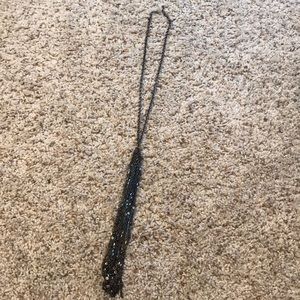 Gun Metal Long Necklace